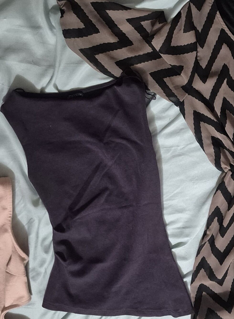 H&M Dark Plum Strapless Tube Top